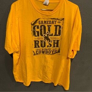 University of Wyoming Game Day Gild Rush Tshirt